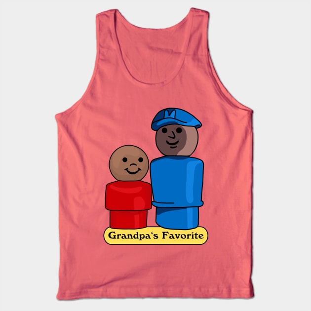 Little People Grandpa's Favorite Tank Top by Slightly Unhinged